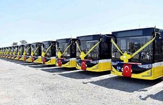 Mersin’e 26 yeni otobüs geldi