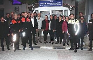 MHP Datça, polislerle birlikte iftar yaptı