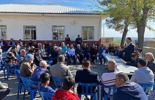 Milletvekili Ahmet Aydın köylülerle buluşuyor