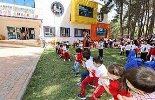 Minikler 23 Nisan’ı coşkuyla kutladı