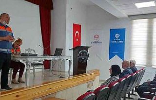 Müftülük personeline deprem eğitimi