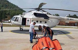 Muğla’da ilk yangın helikopteri göreve başladı