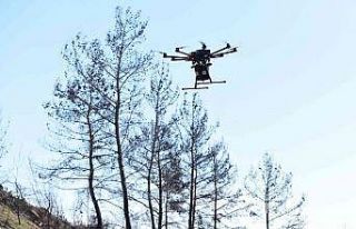 Muratpaşa, Manavgat’ta drone ile 15 kilogram tohum...