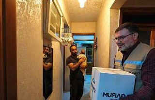 MÜSİAD İzmir’den erzak ve iftarlık yardımı