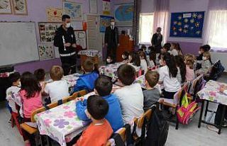 Nilüfer zabıtadan çocuklara çevre eğitimi