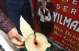 Nisan ayında Diyarbakır’daki soğuk hava meyan...