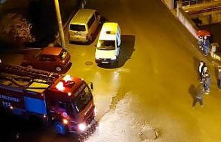 Ocakta unutulan yemek paniğe sebep oldu