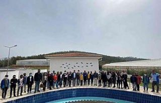 Öğrenciler Bozyazı atıksu tesisini gezdi