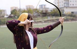 Oklar hedefe madalya için atıldı
