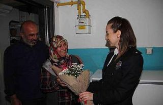 Oltu polislerinden anlamlı ziyaret