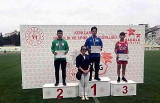 Osmangazili atletin yıldızı parladı