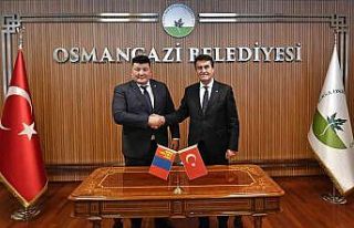 Osmangazi’ye Moğolistan’dan kardeş şehir