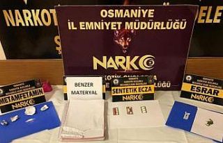 Osmaniye’de uyuşturucu operasyonlarına 4 tutuklama