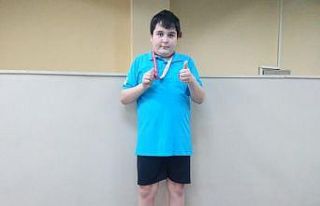 Otizmli Şükrü Mert Çelik, Aydın İl Şampiyonu...