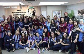 Özel İmperial Hastanesi çalışanlarından Trabzonspor...