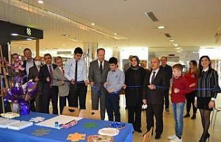 Özel öğrencilerin sergisi büyük ilgi gördü