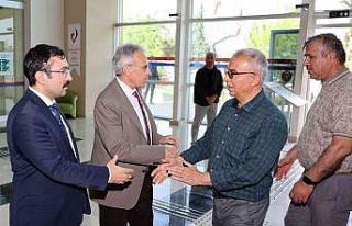 Pandemi sonrası GAÜN’de ilk bayramlaşma töreni