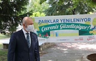 Parklar yenileniyor, Kocasinan güzelleşiyor