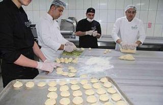 Pastanelerde bayramlık kuru pasta yoğunluğu