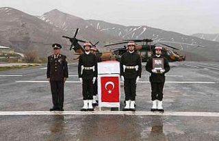 ‘Pençe-Kilit’ operasyonu şehidine uğurlama...