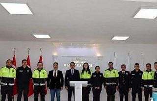 Polis teşkilatından kaymakama ziyaret