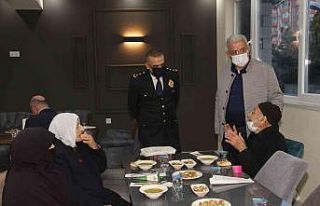 Polis ve şehit aileleri iftarda buluştu