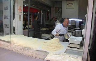 Ramazan ayında kadayıfa yoğun ilgi