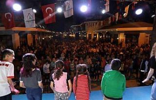 Ramazan etkinliğinde çocuklar doyasıya eğlendi