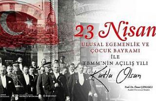 Rektör Çomaklı: ‘23 Nisan Ulusal Egemenlik ve...