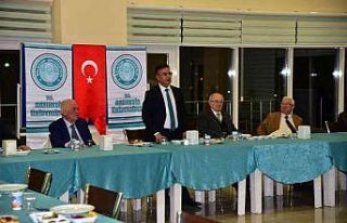 Rektör Kuş, BAÜN Vakfı üyelerini, kampüste konuk...