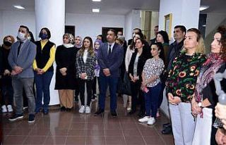 Rektör Özölçer, üniversite personeliyle bayramlaştı