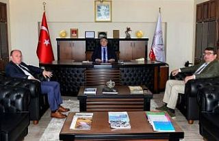 Rektör Özölçer’e hayırlı olsun ziyaretleri...