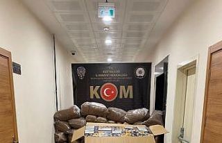 Rize’de kaçak sigara operasyonu