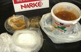 Sabun kutusundan uyuşturucu çıktı