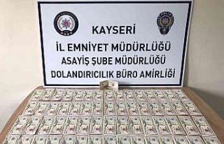 Sahte dolarla alışveriş yaparken yakalandı