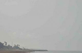 Samandağ’ı sis kapladı