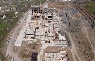 Samsun Şehir Hastanesi’nde fiziki gerçekleşme...