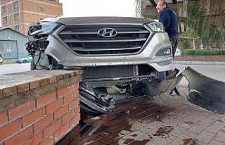 Samsun’da kavşakta kaza: 1 yaralı