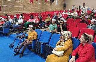 Şanlıurfa’da görme engelli öğrencilerin hatim...
