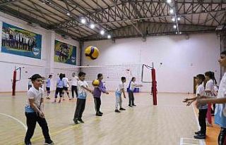 Şanlıurfa’da Ramazan ayında voleybola yoğun...