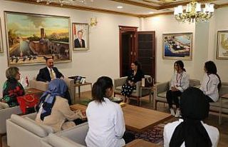 Şanlıurfalı öğrenciler yemek yarışmasında...