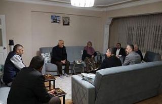 Şehit ailesini unutmadılar