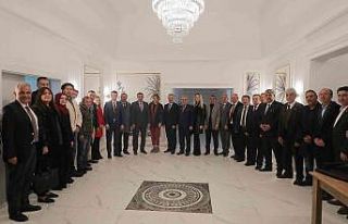 Sendika başkanlarıyla iftar