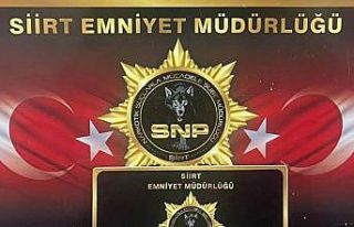 Siirt’te şüphe üzerine durdurulan şahsın üzerinden...