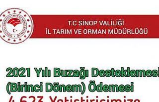 Sinoplu yetiştiricilere 5 milyon TL tarımsal destek
