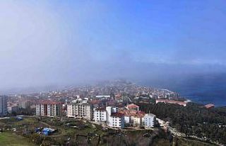 Sinop’ta muhteşem sis manzarası