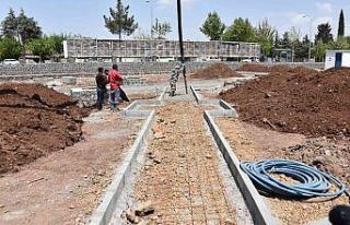 Siverek Ofis Parkta hummalı çalışmalar devam ediyor