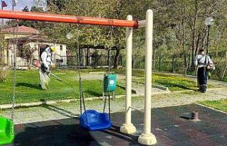 Söke Belediyesi’nden yaz öncesi park ve yeşil...