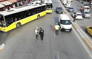 Sultanbeyli’de bayram öncesi dronlu trafik denetimi