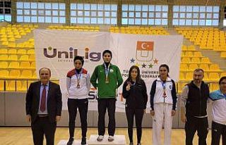 Taekwondo Şampiyonası altın madalyanın sahibi...